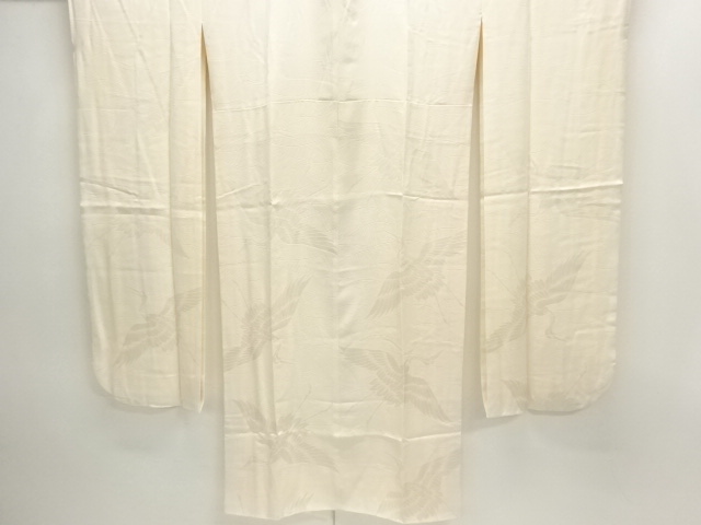 鶴模様織出し振袖用長襦袢